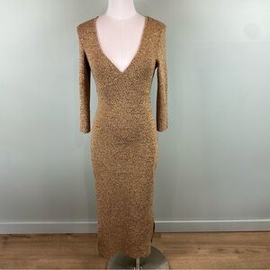 Anthropologie Solid & Striped Lila
Wrap Knit Midi dress Size Medium